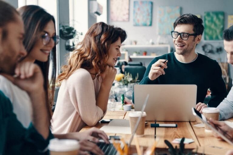 Jeunes professionnels entreprise