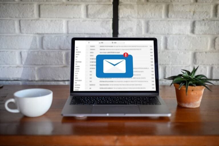 Message de connexion de communication mail