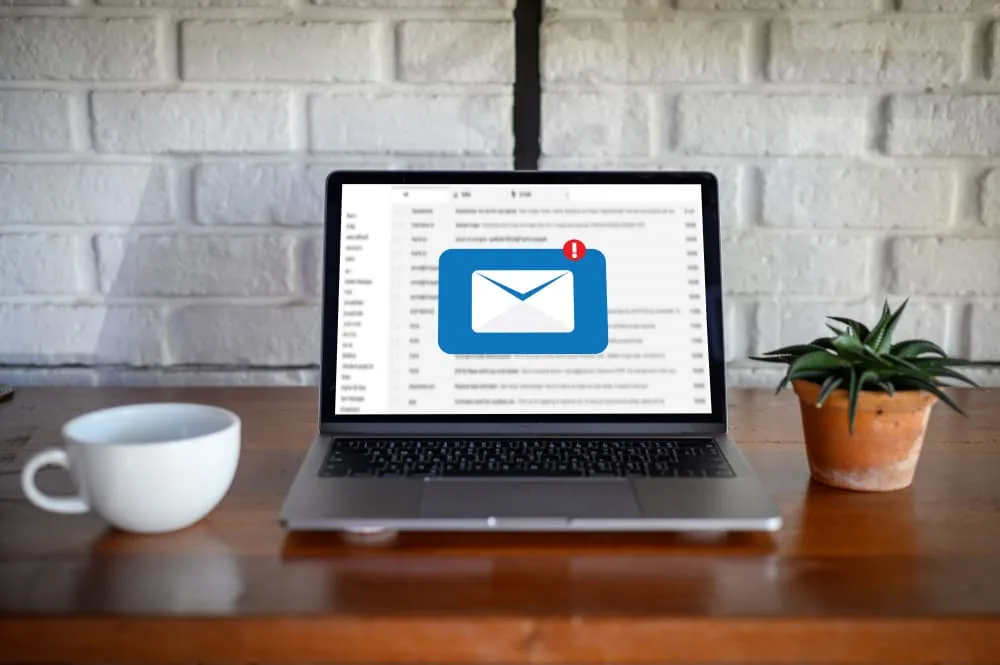 Message de connexion de communication mail