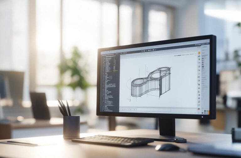 Vue rapprochee ecran ordinateur