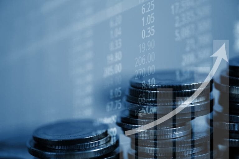 Double exposition de pile de pièces