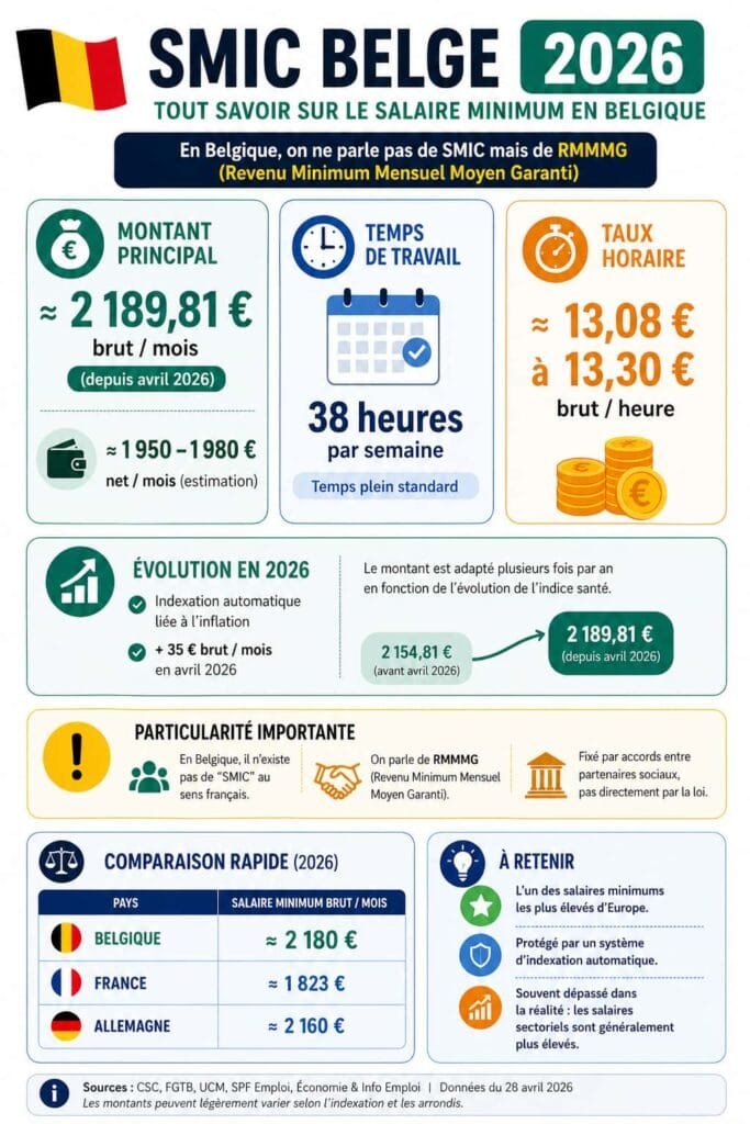Smic belgique