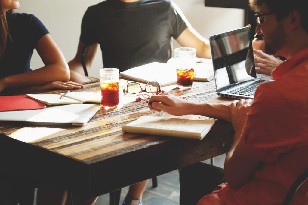Travail administratif au bureau