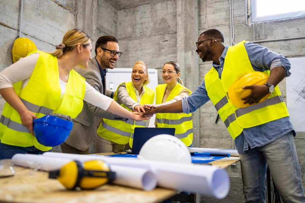 Équipe ingénieurs en structure