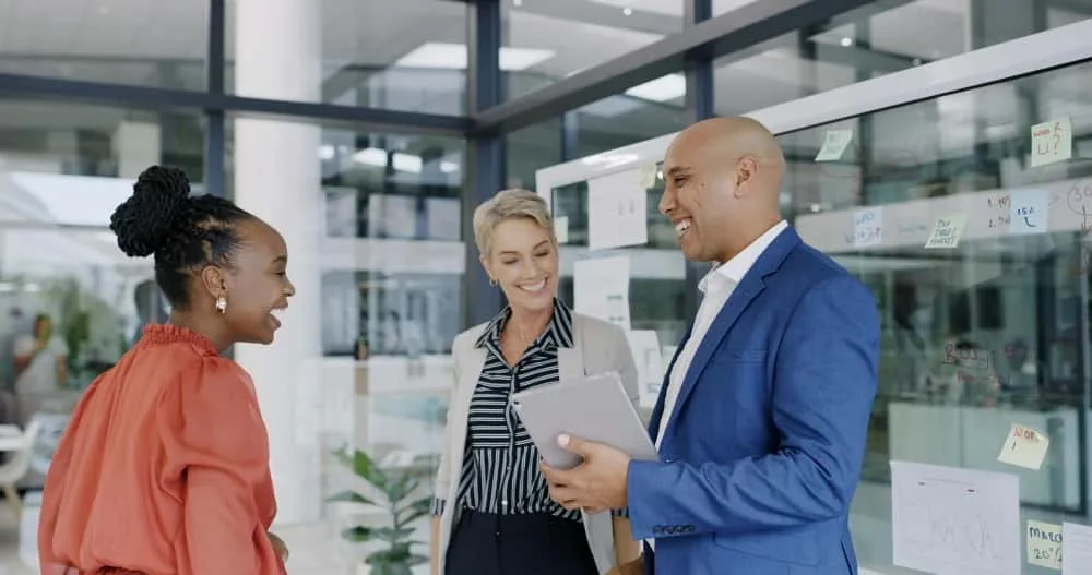 Equipe de travail en entreprise