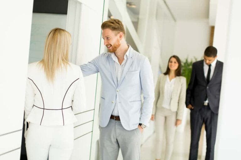Salariés dans une entreprise