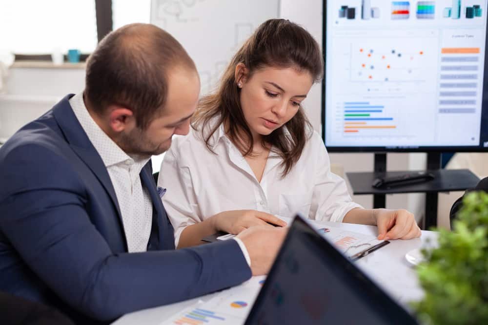 Collègues une entreprise en démarrage